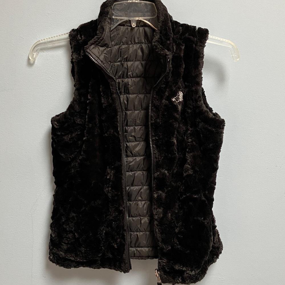 The North Face Girl’s Reversible Mossbud Swirl Vest Medium (10/12) - Picture 7 of 11